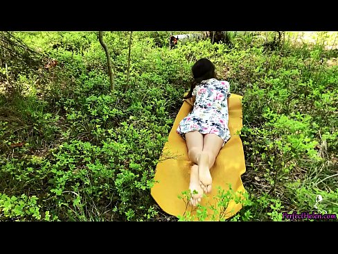 ❤️ 陌生人在Tinder上自慰我的阴部，并在树林里热情地做爱 ❤ Beautiful porn﹏﹏
